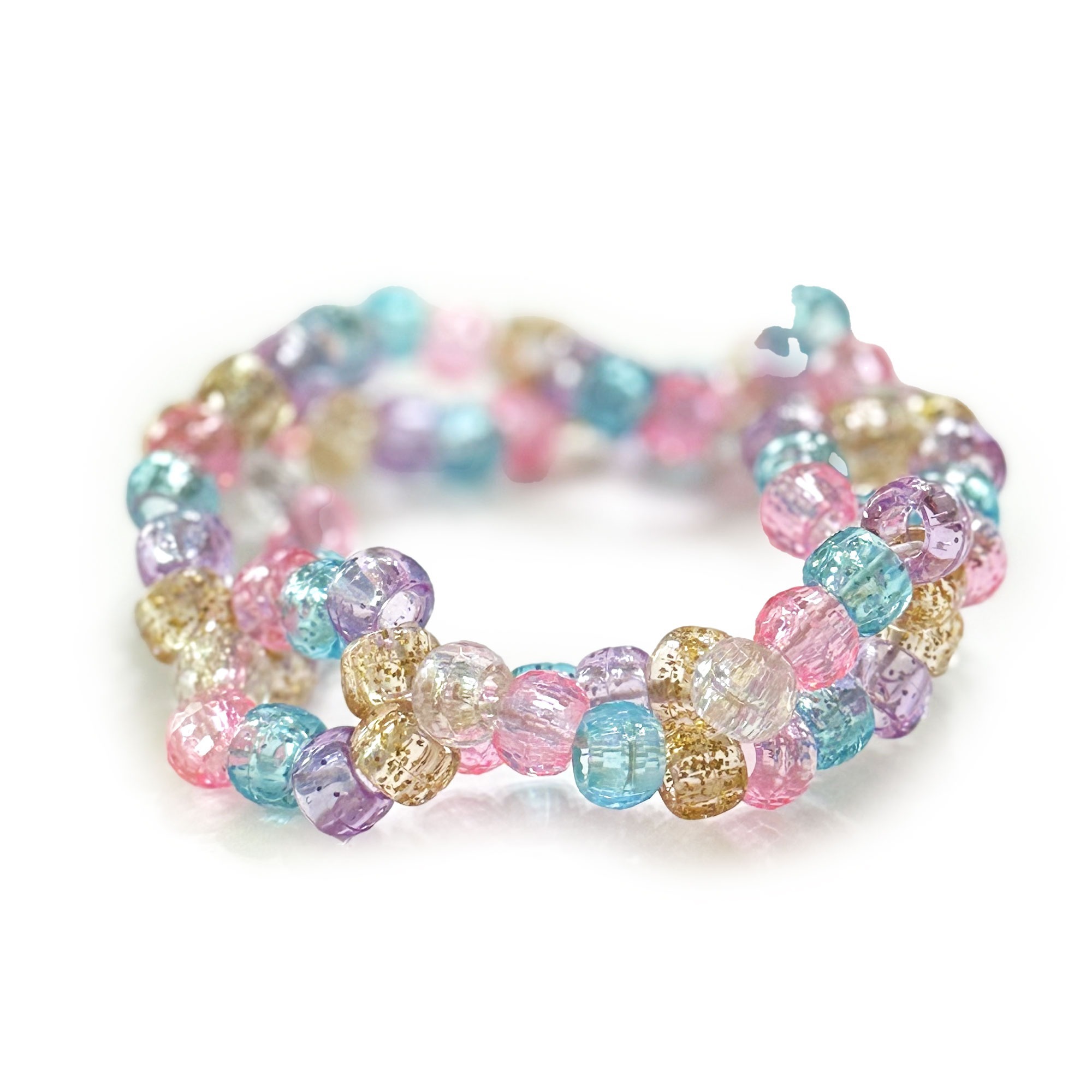 Crystal Pastel Bead Bracelet